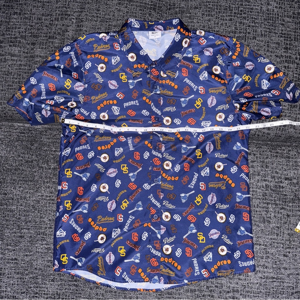 Navy San Diego Padres Hawaiian Shirt